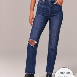 Abercrombie Ankle Straight Jeans